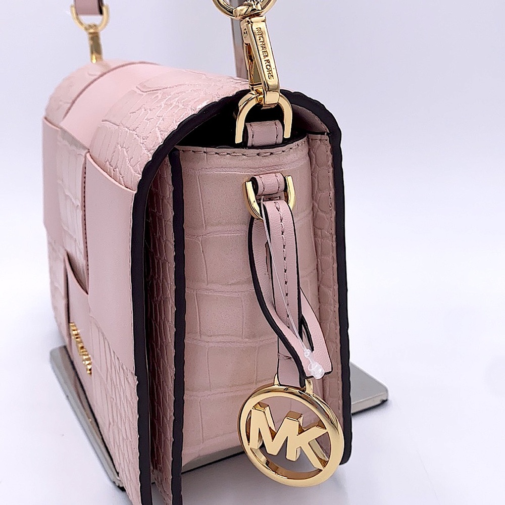 MICHAEL KORS MERCER SM CLUTCH XBODY POWDER BLUSH - Picture 5 of 16